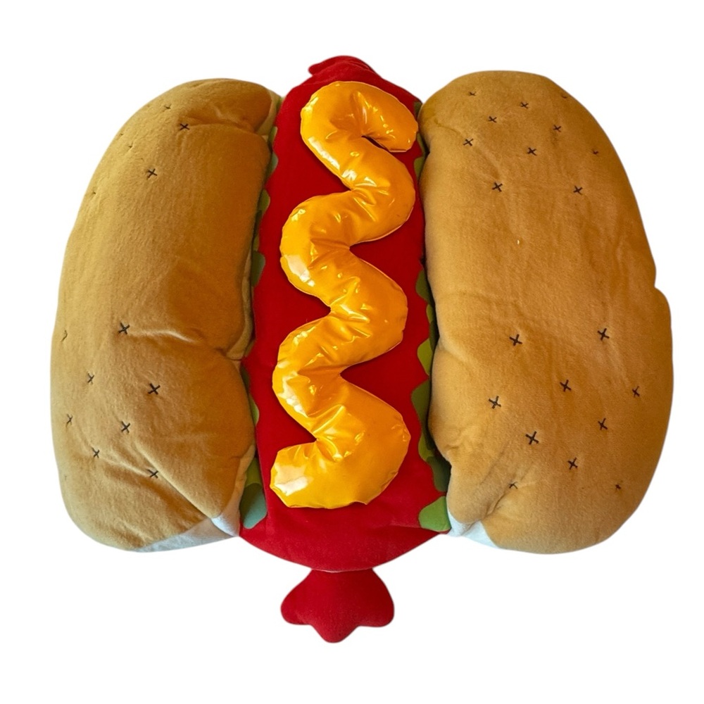 Puffy Stuffed Hot Dog DOG Halloween Velcro Adjustable M/L Costume MINTY